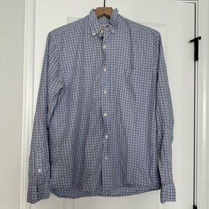 Faherty Movement Plaid Shirt Size Medium